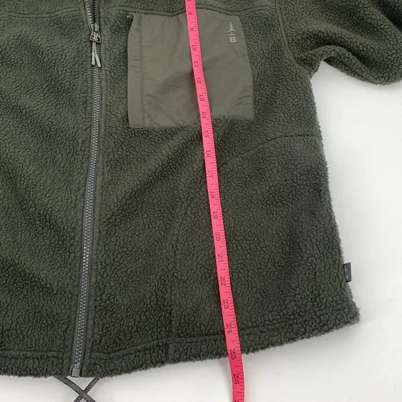 Bass Outdoors Women’s Green Coastal Sherpa Fleece Jacket Size XS - Picture 10 of 10